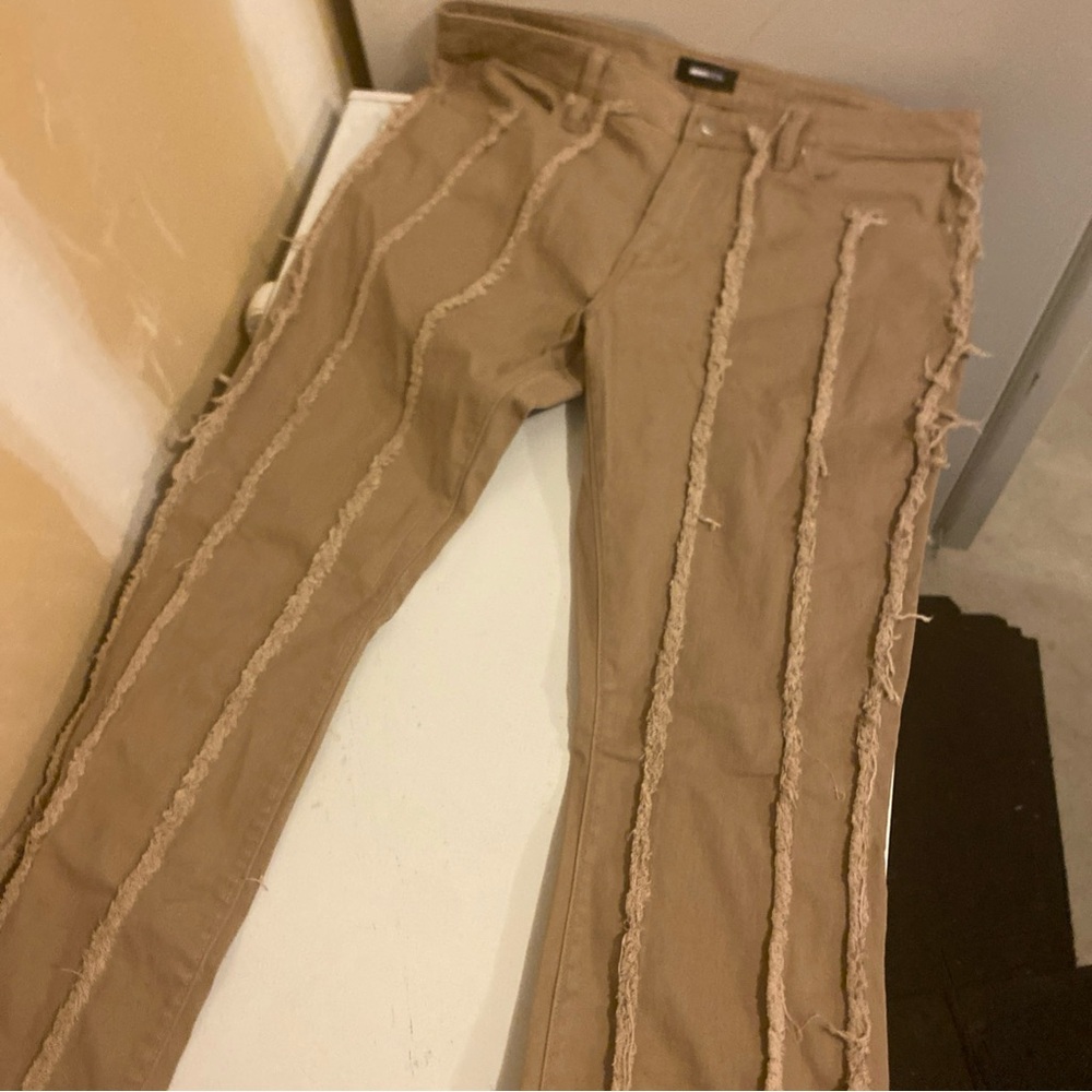 Navy Chinos with Stretch Fabric and Slim Fit